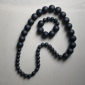 OBLONG ketting | zwart