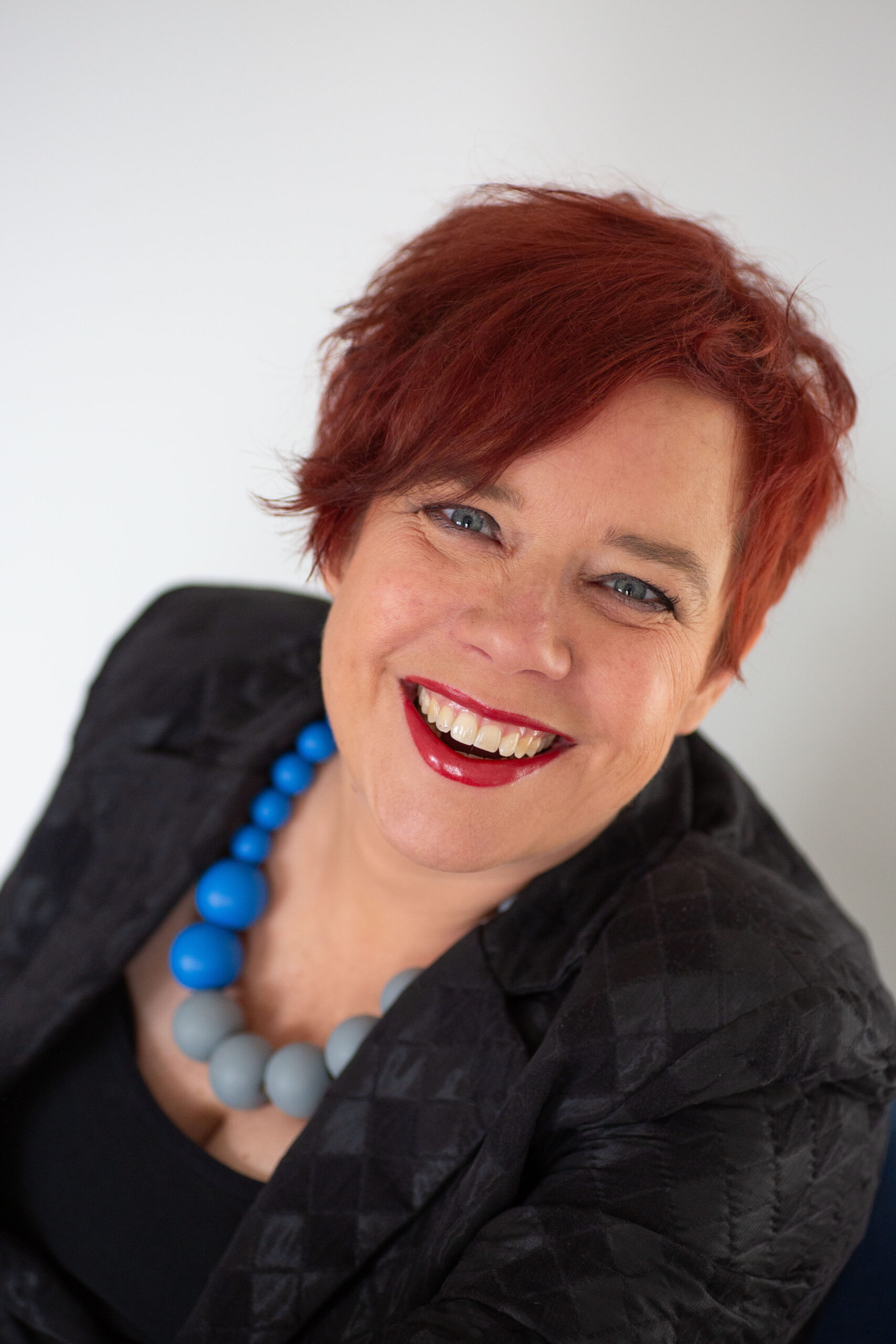 ACCOLADE ketting | light grey & cyan - Afbeelding 3