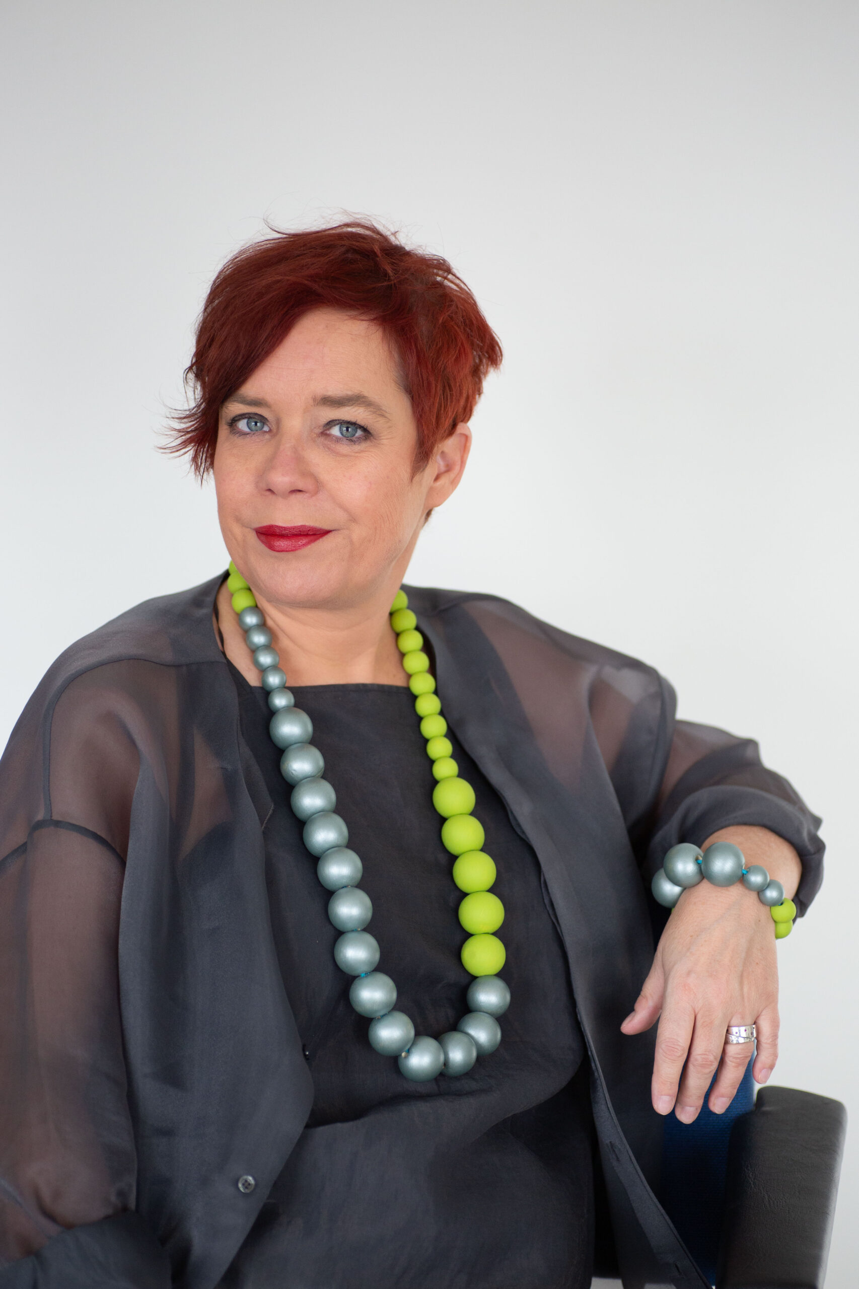 OBLONG ketting | steel & lime