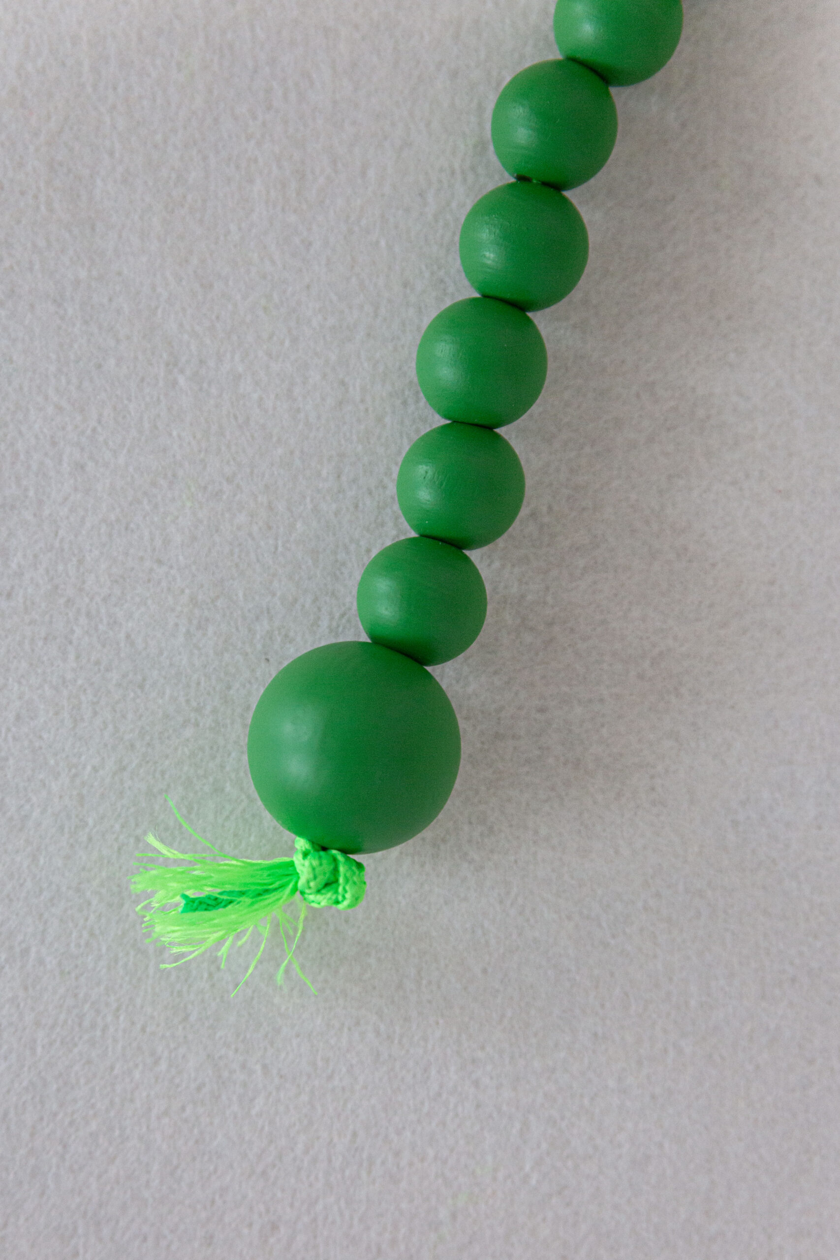 BANDEROL ketting | black & green statement collier - Afbeelding 5