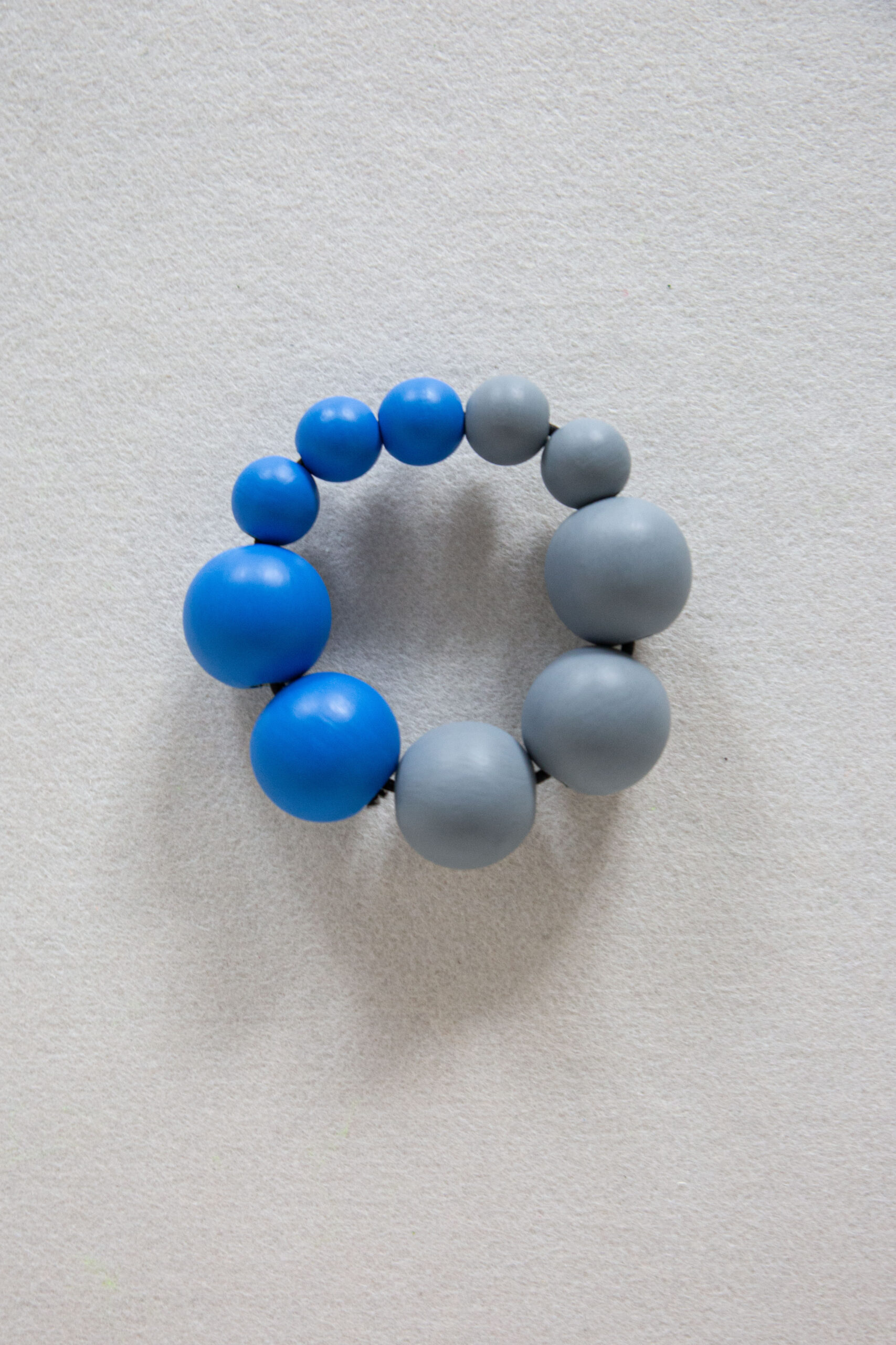 APPENDIX armband | light grey & cyan - Afbeelding 5